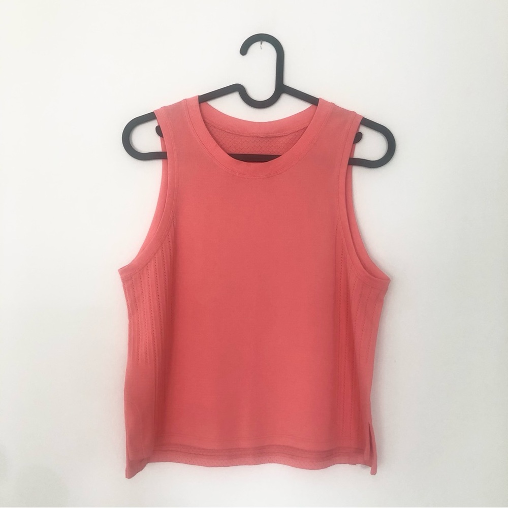 Lululemon Cropped Training Tank Top Orange Size 4
